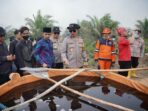 Peninjauan Penanganan Karhutla di Kabupaten OKI Dilakukan oleh Kapolda Sumsel Bersama Stakeholder dan IPNU