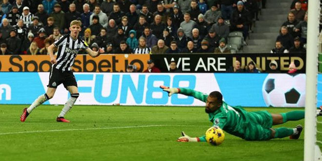 Newcastle Menang Telak atas The Blues dengan Skor 4-1