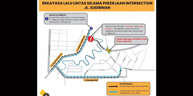 Jalan Mongonsidi dan Patimura Medan Kini Dilalui Kendaraan dari Dua Arah!