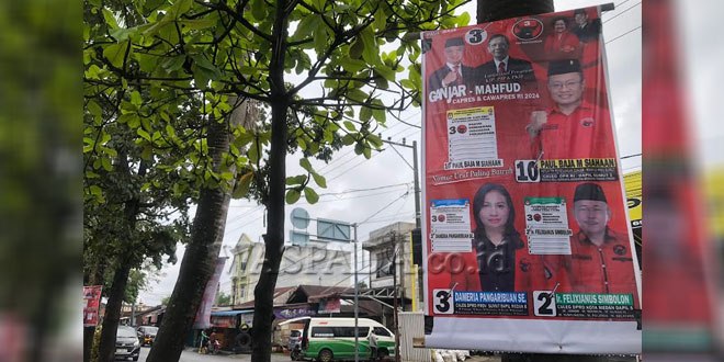 Ketua TKD Ganjar-Mahfud Dipasang di Pohon, Bawaslu Kota Medan Bereaksi