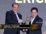 Erick Thohir Receives Award for Best Leadership in SOE Transformation