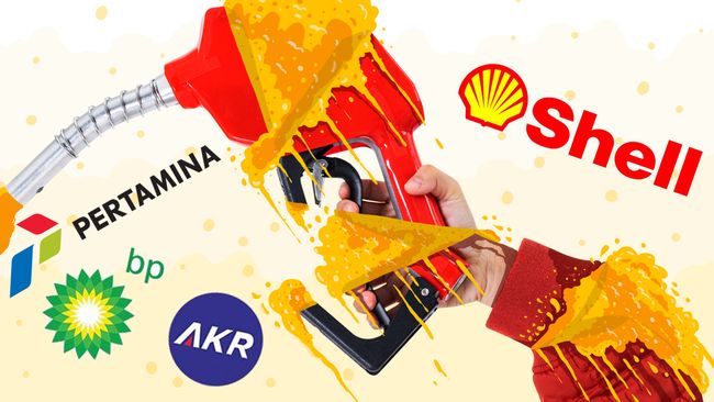 Harga bahan bakar minyak di SPBU Pertamina, Shell, BP, Vivo Kompak mengalami penurunan!