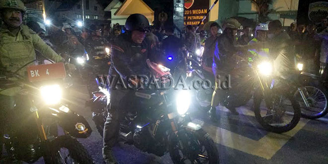 Kapolda Sumut Melakukan Patroli Besar untuk Menciptakan Kondisi Amankan Malam Tahun Baru 2024