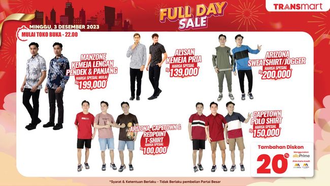 Transmart Menghadirkan Promo Baju untuk Tampil Modis