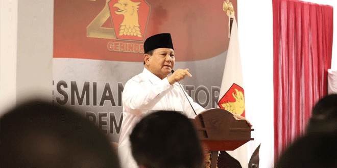 Prabowo: Saya Berhasrat untuk Melindungi Rakyat dengan Perjuangan Saya! – Waspada Online