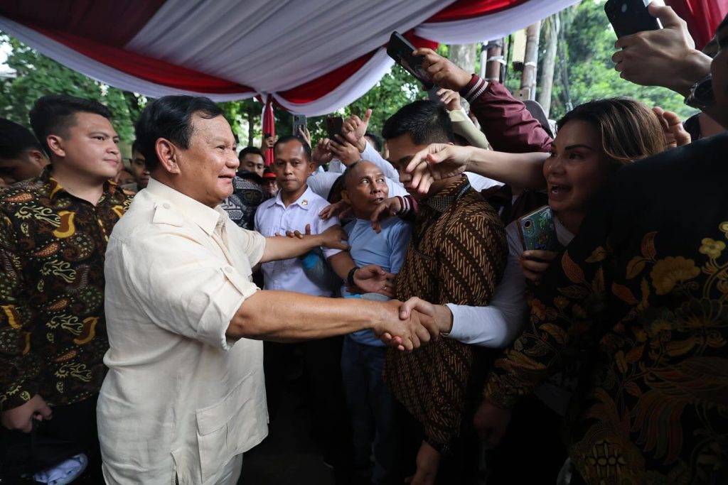 Prabowo: Tiap Bersentuhan dengan Rakyat, Energi Saya Bertambah