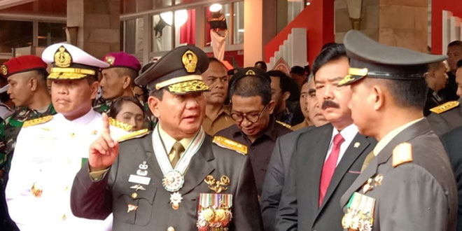 Prabowo Subianto Secara Resmi Dianugerahi Pangkat Jenderal Kehormatan Bintang 4 – Waspada Online