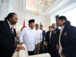 Prabowo Subianto Temui Surya Paloh di NasDem Tower: Saya Datang untuk Menghormati