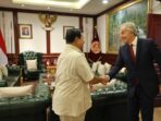 Tony Blair Visits Prabowo Subianto at the Ministry of Defense, Congratulates Him on Presidential Election