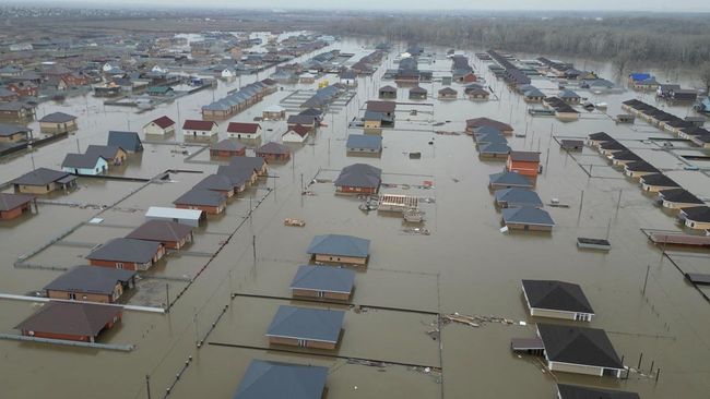 Banjir Parah di Rusia Saat Salju Mencair