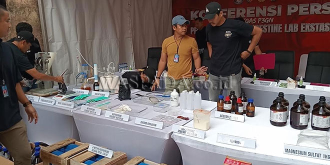 Polisi Berhasil Menggerebek Pabrik Ekstasi di Daerah Medan – Waspada Online