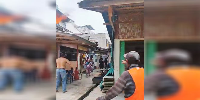 Warga di Lorong PJKA Panik karena Rumah Terbakar – Berita Wasapda Online