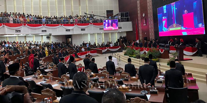 99 Anggota Dewan Perwakilan Rakyat Daerah Sumatera Utara Masa Jabatan 2024-2029 Resmi Dilantik, 1 Orang Disandera Proses Hukum – Waspada Online