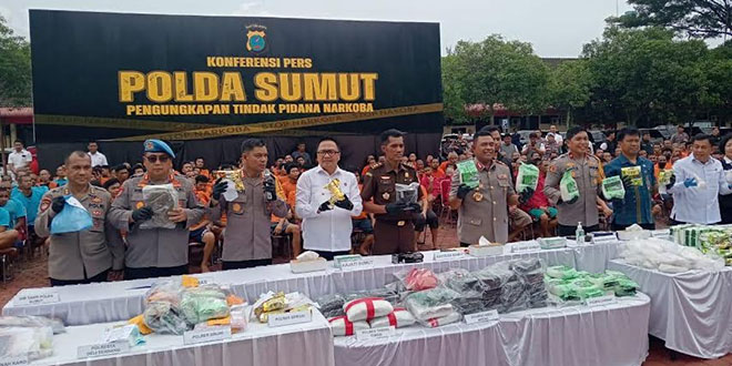 Polda Sumut Mengungkap 85 Kasus Peredaran Narkoba Dalam Satu Minggu – Waspada Online